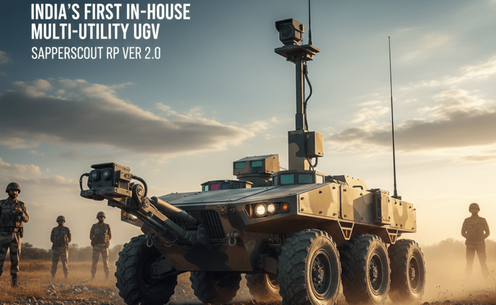 Pune Army Officer Develops India's First In-House Multi-Utility UGV