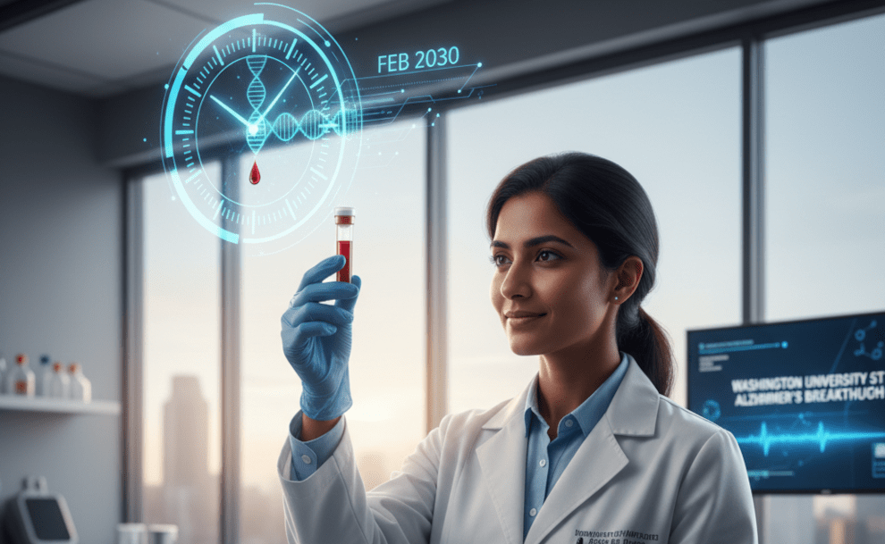 Blood Test Predicts Alzheimer’s Years Before Symptoms Start