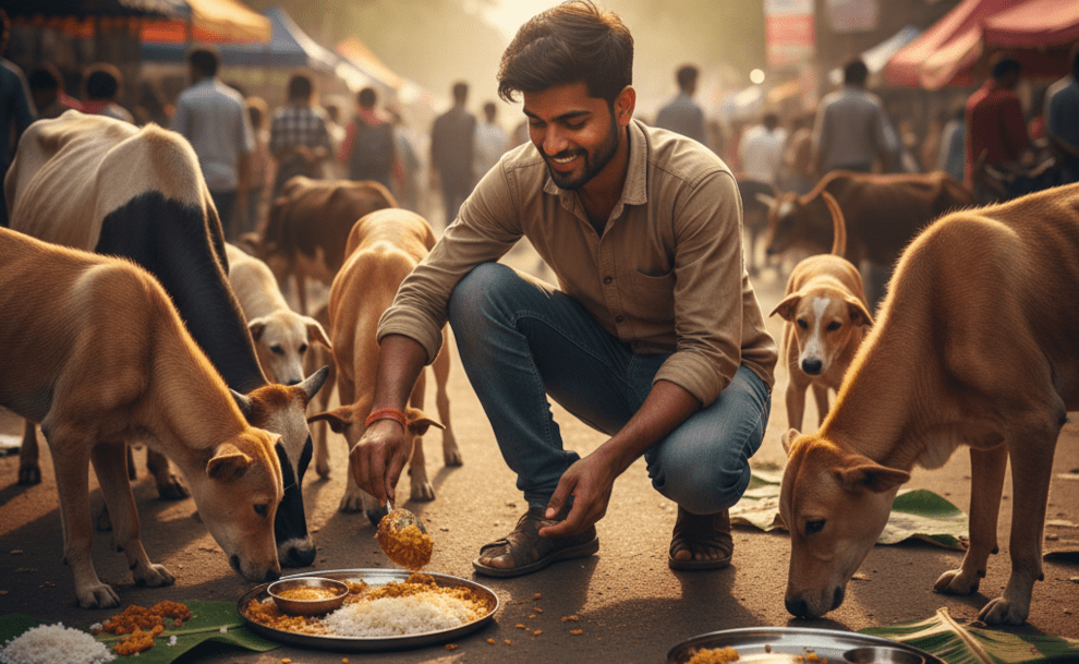 One Student's Mission: Feeding Strays to Tackle India's Food Waste