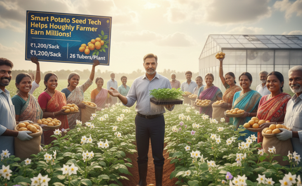 Smart Potato Seed Technology Helps Hooghly Farmer Earn Millions!