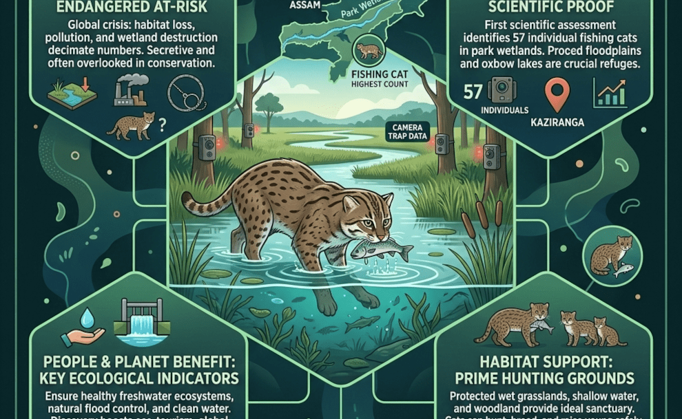 Kaziranga: A New Sanctuary for the Endangered Fishing Cat species