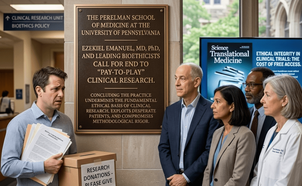 Expert Warning: Paying for Medical Research Hurts Scientific Data