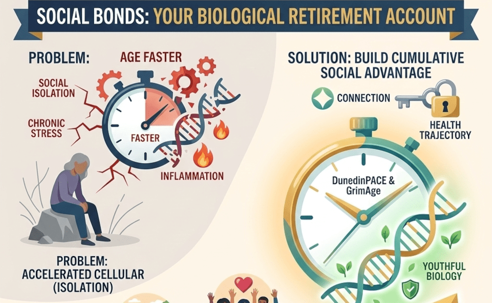 Deep Social Bonds: How Your Friendships Slow Down Cellular Aging