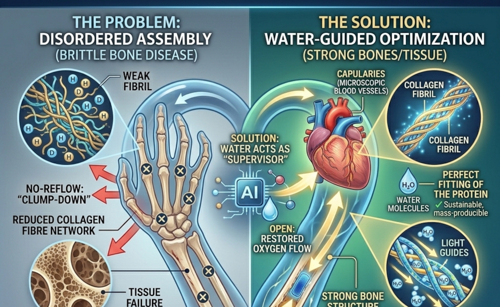 Invisible Architect: How Water Shapes the Collagen in Our Bodies