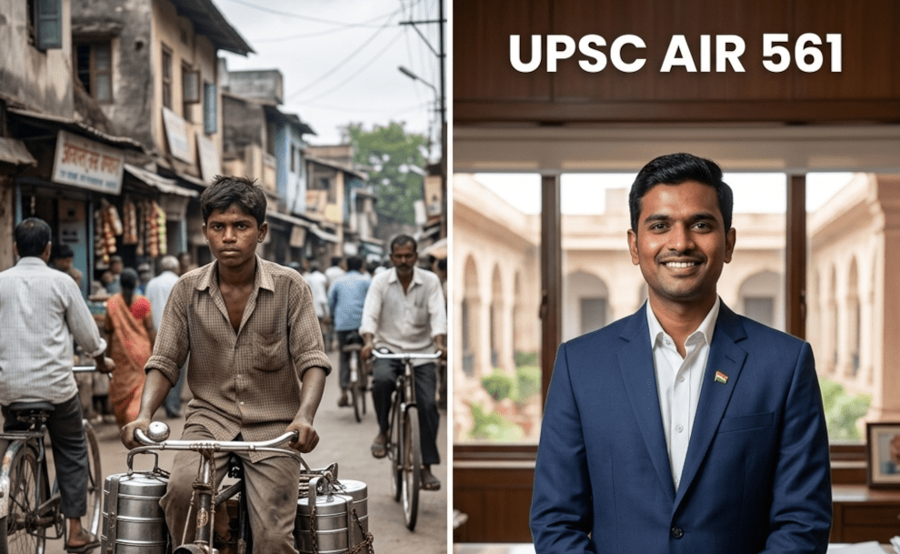 From Tiffin Boy to UPSC: Bapusaheb’s Inspiring Rise to AIR 561!