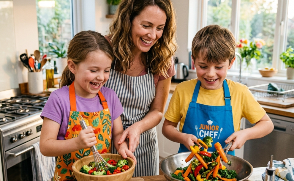 Little Chefs, Healthy Hearts: Why Kids Should Help You Cook!