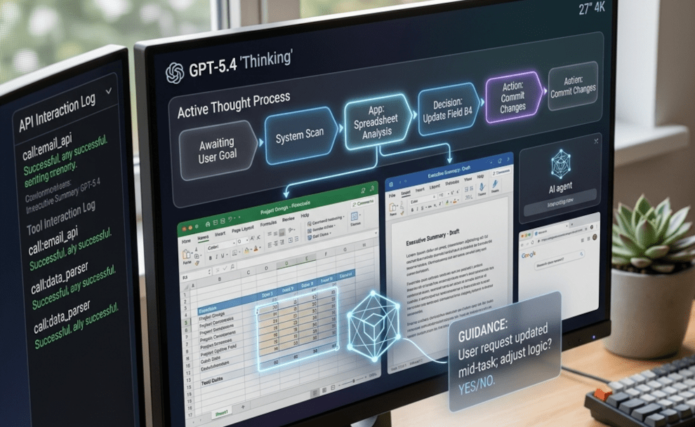 OpenAI’s GPT-5.4: AI Can Now Operate Your Computer Directly