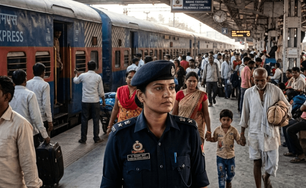 RPF Officer Rescues 1,500+ Trapped Children From Indian Railways