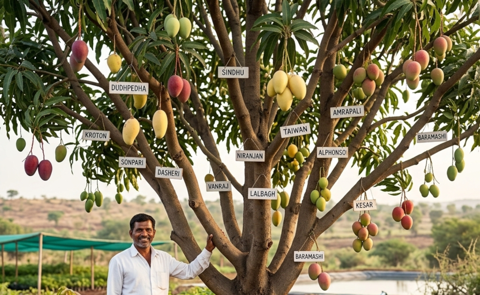 From Mechanic to Millionaire: Growing 22 Mango Types on One Tree