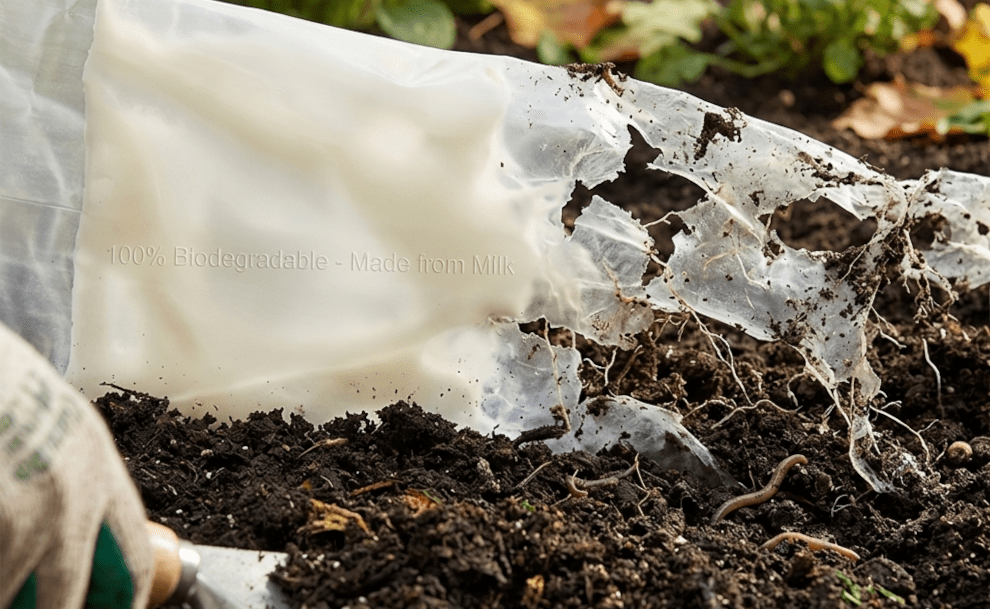 Magic Milk Plastic: A Strong Green Wrap That Vanishes in 13 Weeks