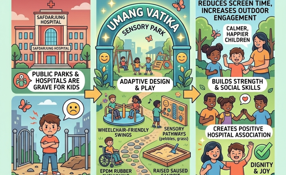 Sensory Park at Safdarjung: Healing Through the Joy of Play!