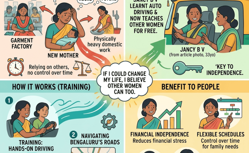Auto Driver Empowers Bengaluru Women Through Free Driving Lessons