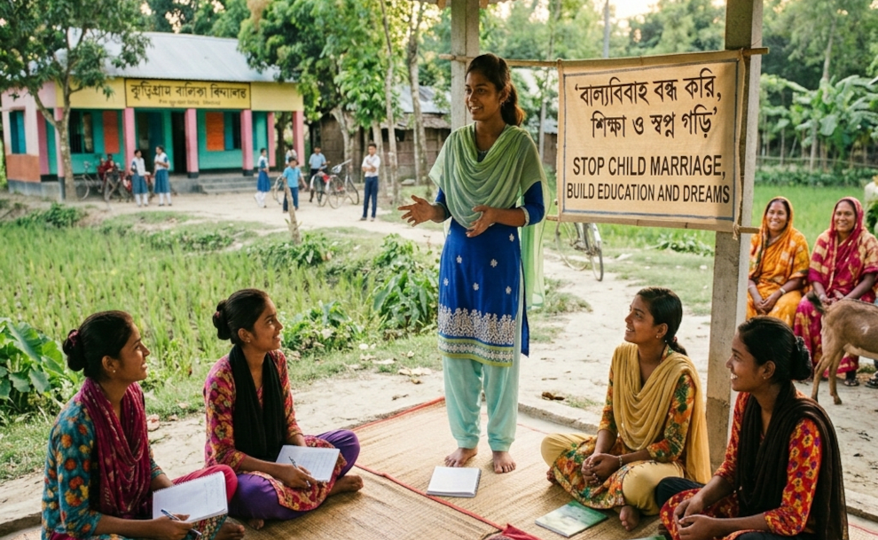 Teen Leaders in Bangladesh Empower Girls to End Child Marriage