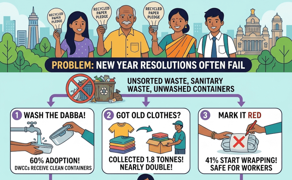 Bengaluru’s Recycle Resolutions: Small Habits,Big City Change