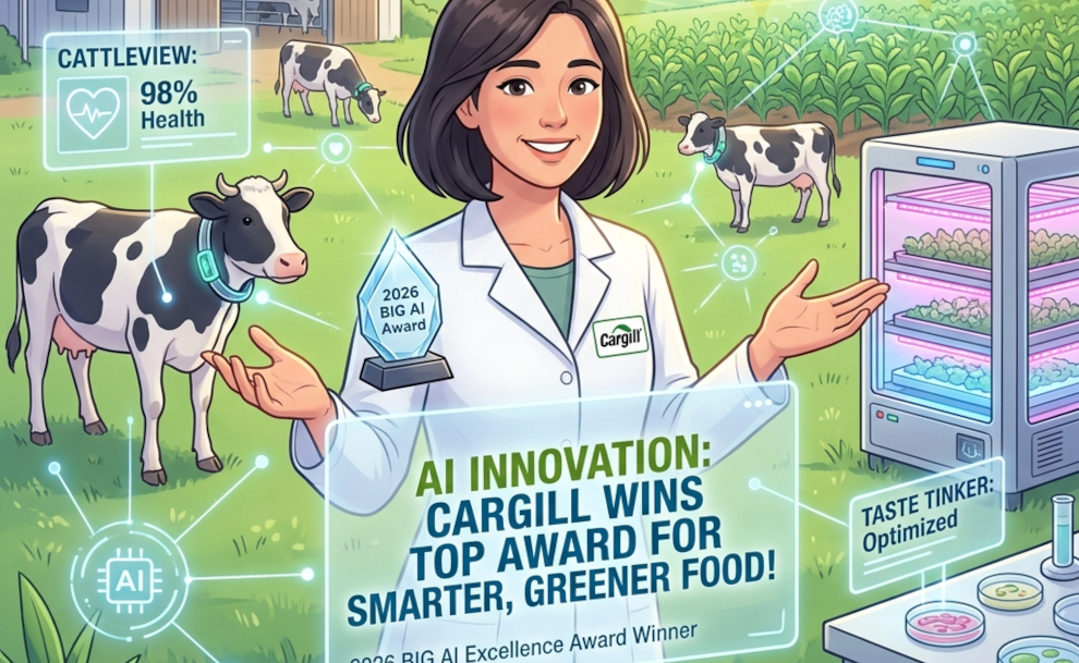 AI Innovation: Cargill Wins Top Award for Smarter, Greener Food!