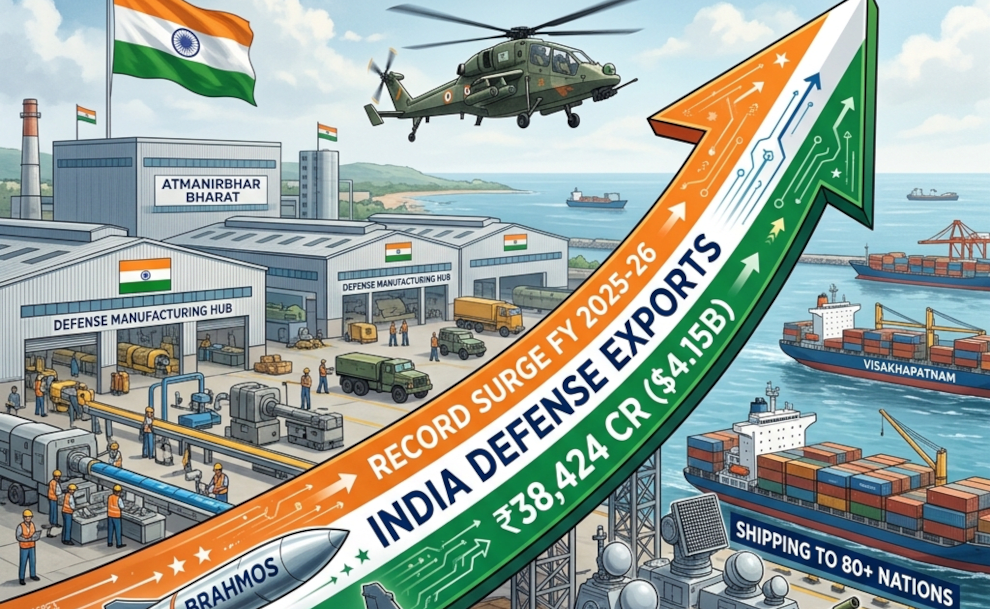 India’s Defense Exports Hit Record ₹38,424 Cr: A Global Tech Leap!