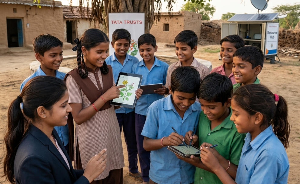Tata Trusts: Keeping 3.4 Lakh Rural Students Learning!