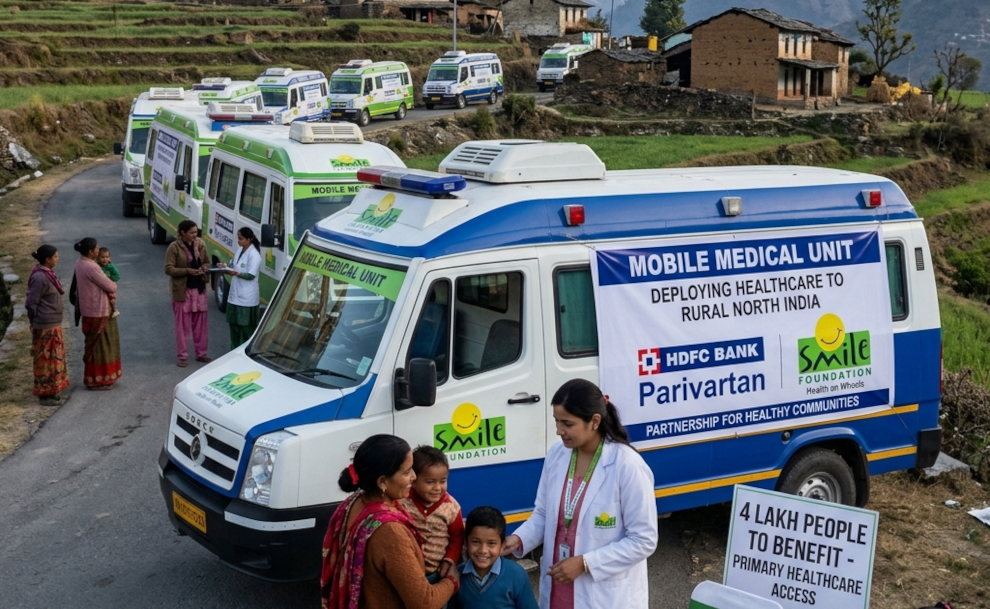 HDFC & Smile Foundation: Mobile Health Units for Rural India