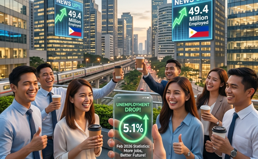 More Jobs for Filipinos: Unemployment Hits Record Low of 5.1%