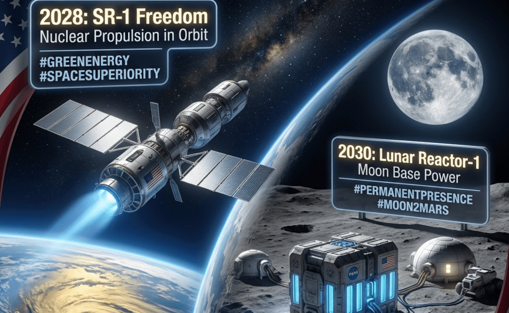 US Space Nuclear Plan: Orbit by 2028 and Moon Base by 2030