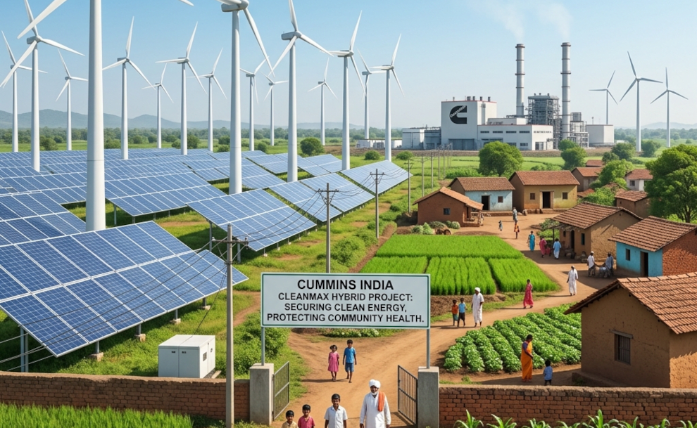 Cummins India Hybrid Tech Powers Clean Growth for Rural Maharashtra