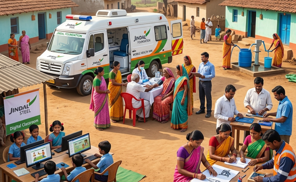 Jindal Steel CSR Drives Massive Change Across 3,800 Villages
