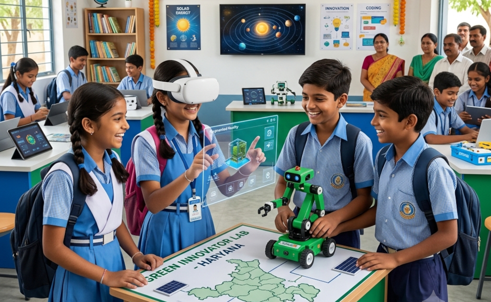 REC Grants ₹1.40 Cr to Haryana Schools for Green Immersive Labs