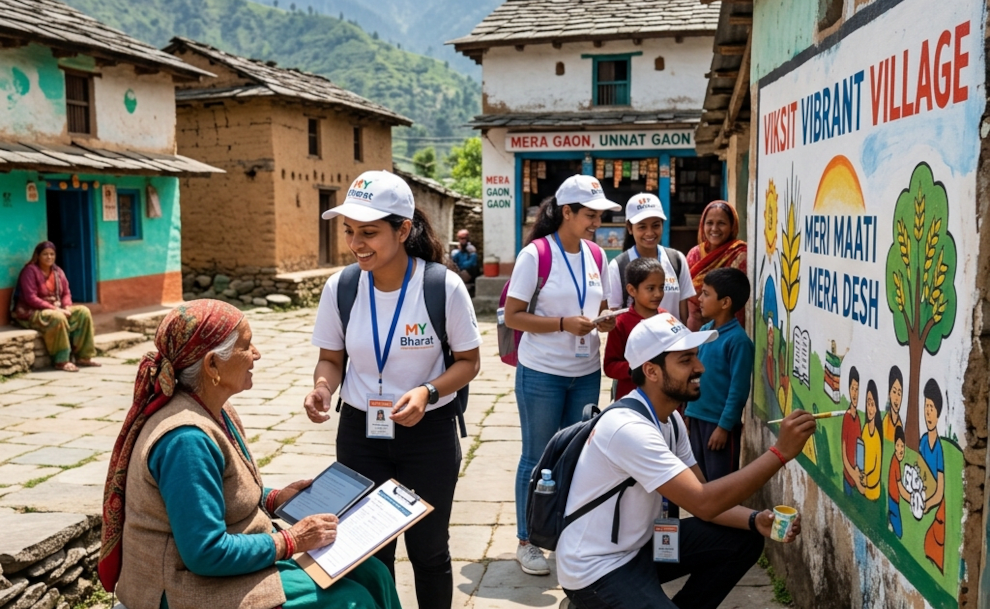 Connecting Youth to Our Borders: The Viksit Vibrant Village Mission
