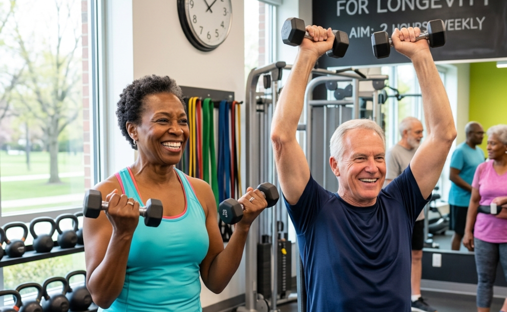 Just 2 Hours of Weekly Strength Training Boosts Longevity