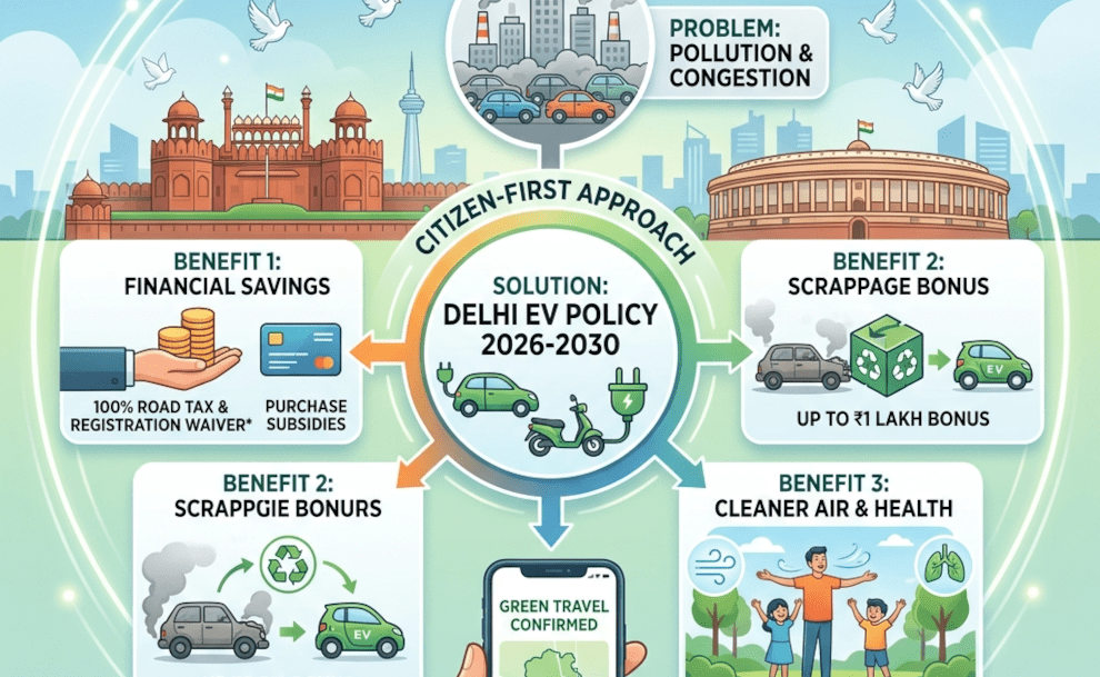 Delhi's New EV Policy: Big Savings and Cleaner Air for Everyone