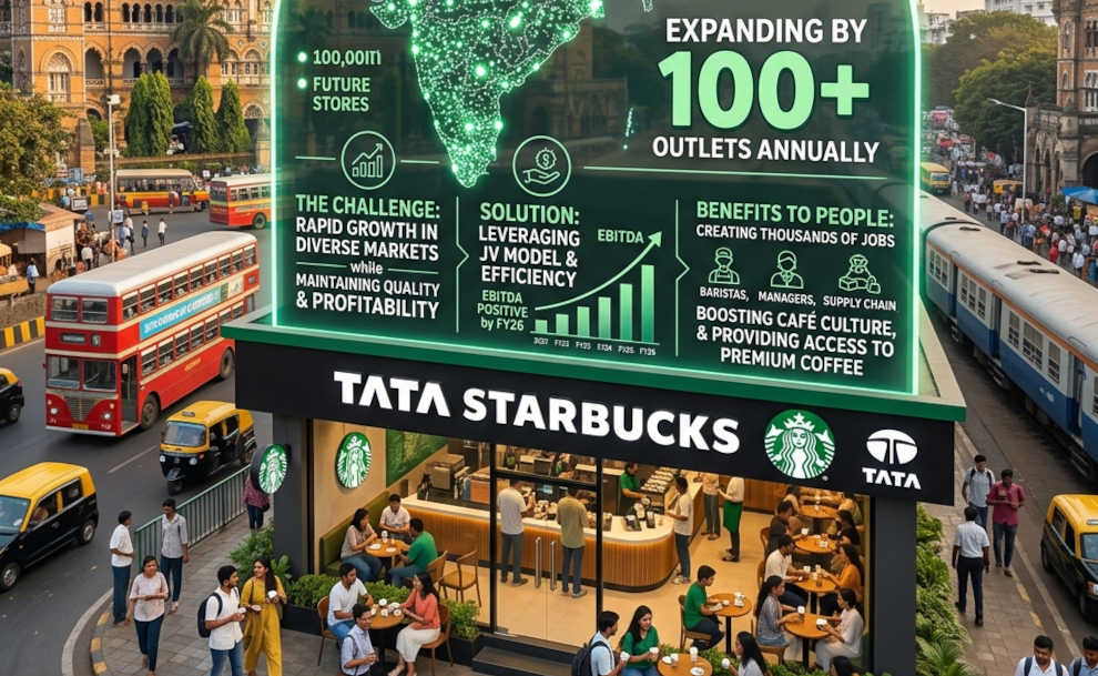 Tata Starbucks Plans Massive Growth Targeting 8,000 India Stores
