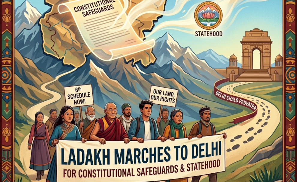 Ladakh's Delhi March: Fighting for Statehood and Future Rights