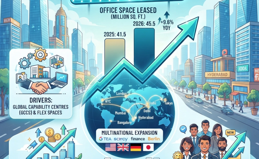 India's Office Boom: Global Giants Spark New Wave of Job Growth