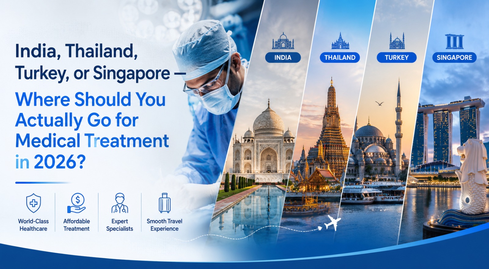 India vs Thailand vs Turkey vs Singapore — Best Country for Medical Treatment