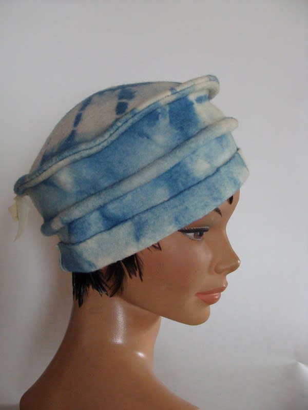 Toque "CLUZEL" laine indigo