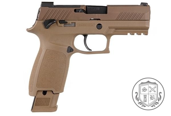 Ships Free - Sig Sauer P320 M18 9mm - Coyote Brown / 21 Round Mags-img-0