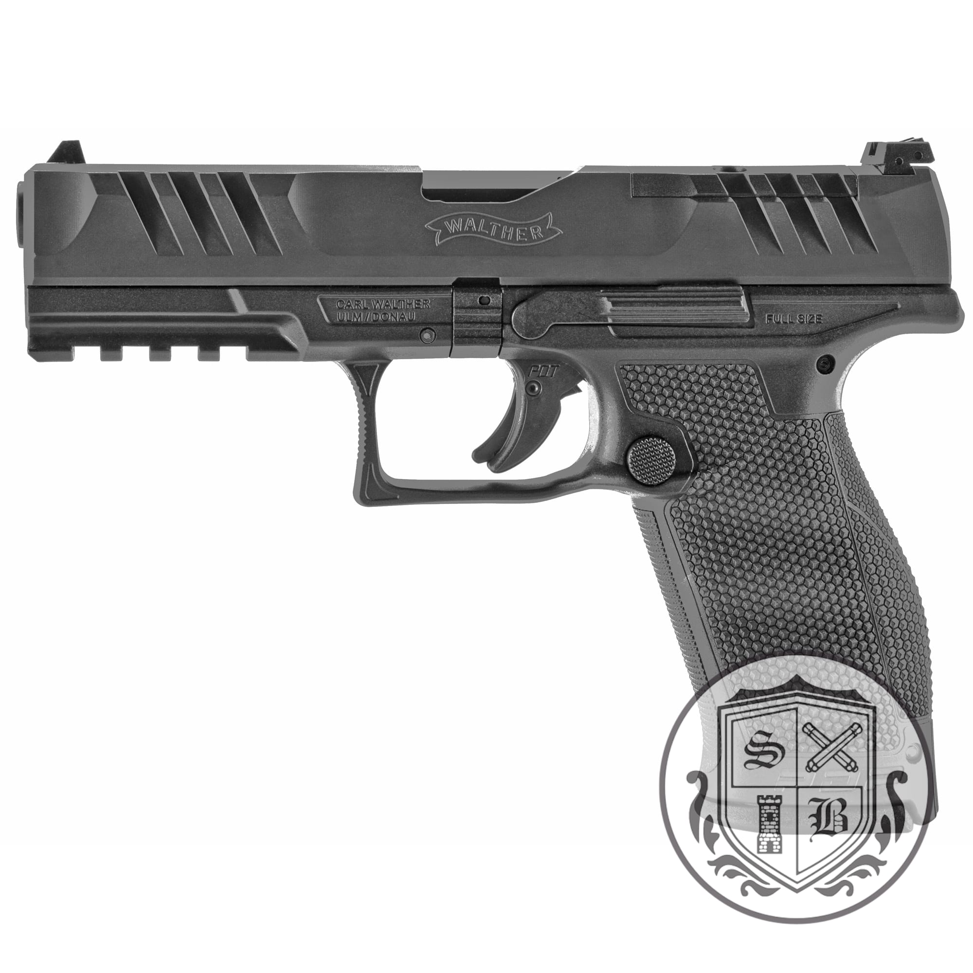 Ships Free - Walther PDP 4.5" 9mm Full-Size Pistol - Black / 18 Round Mags-img-0