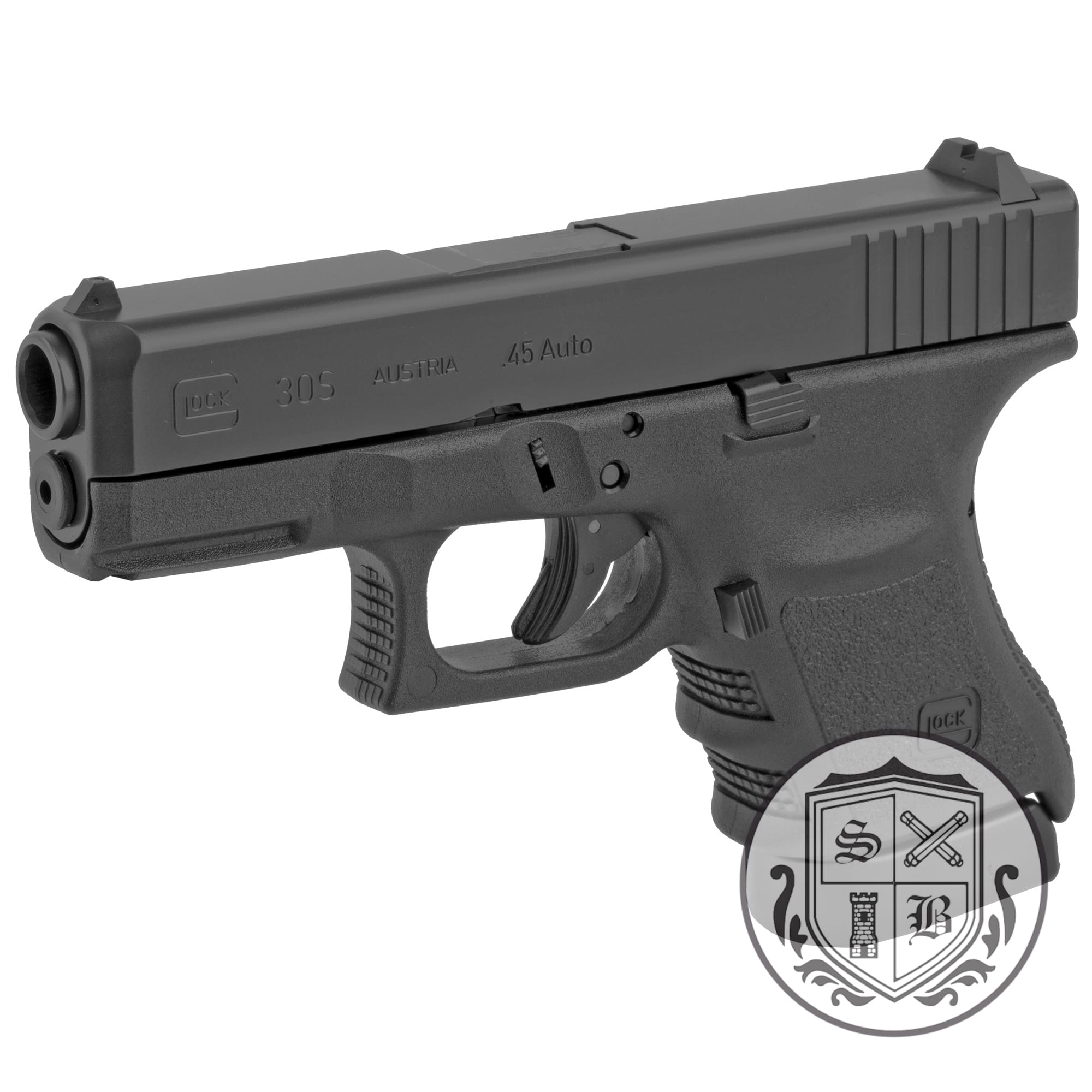 Ships Free - GLOCK G30S .45 ACP Subcompact Pistol - Black / 10 Round Mags-img-0