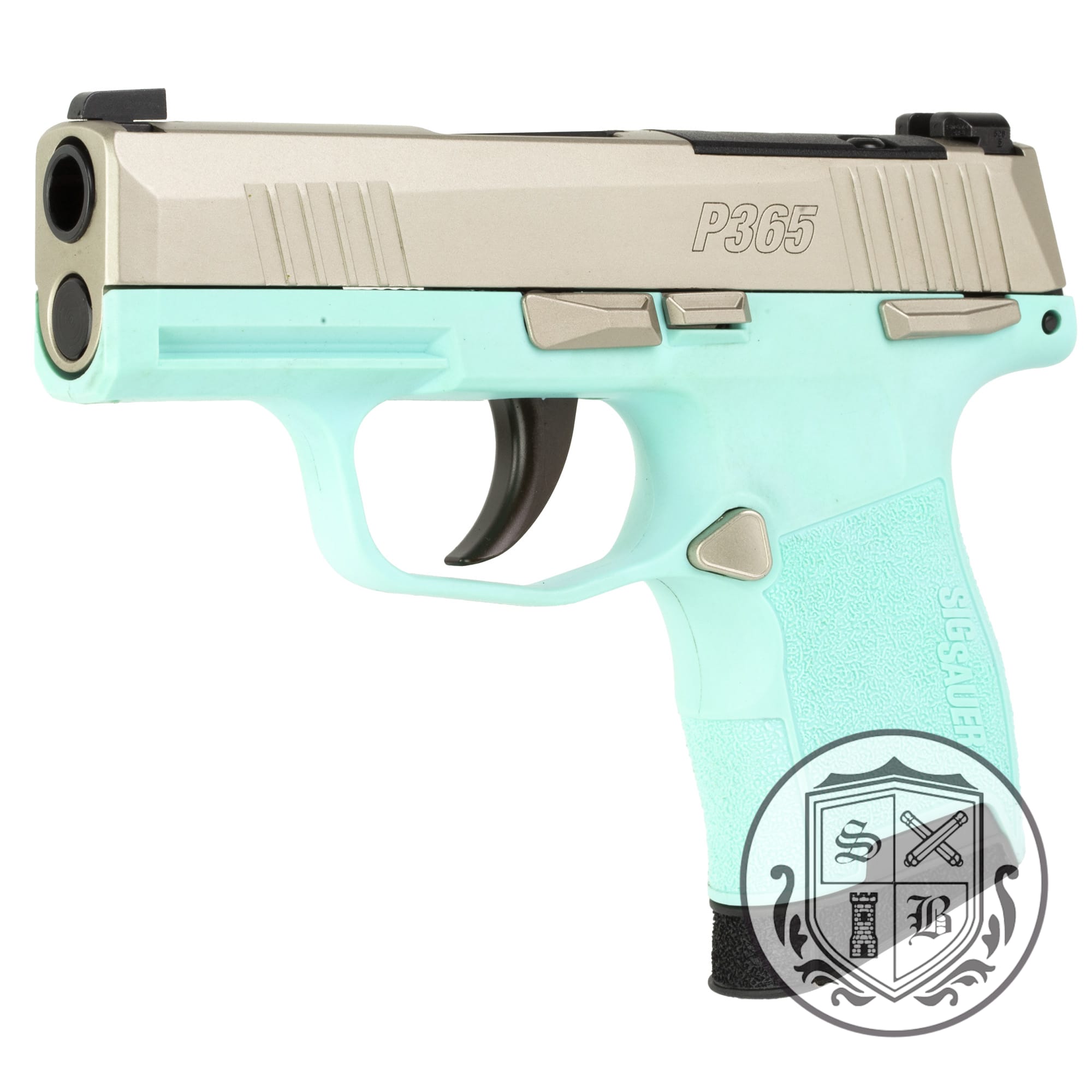 Ships Free - Sig Sauer P365 .380 ACP with Manual Safety - Blue / 10 Rounds-img-0