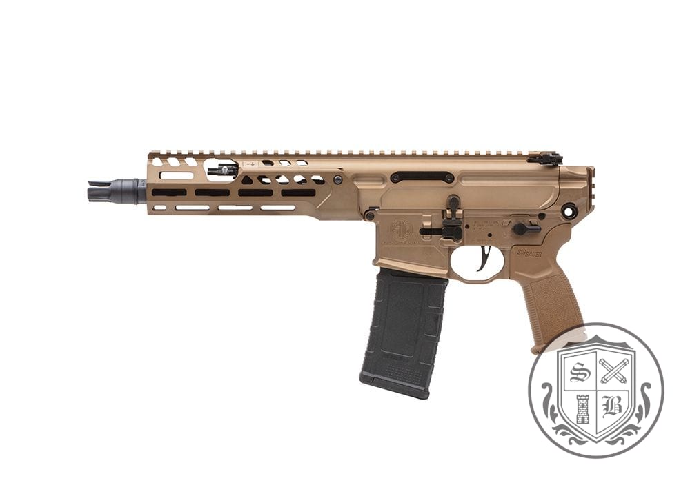 Ships Free - Sig MCX-SPEAR-LT .300 Blackout 9" Pistol - Coyote / 30 Rounds-img-0