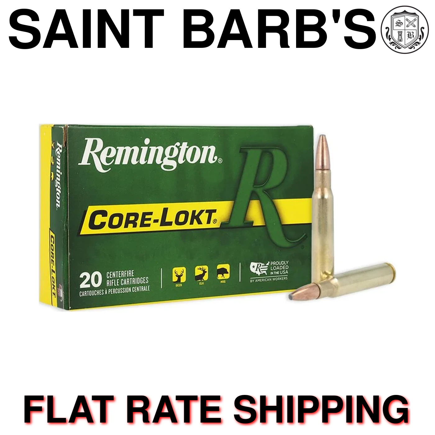 Remington Core-Lokt .30-06 150 Grain Pointed Soft Point - 20 Rounds-img-0