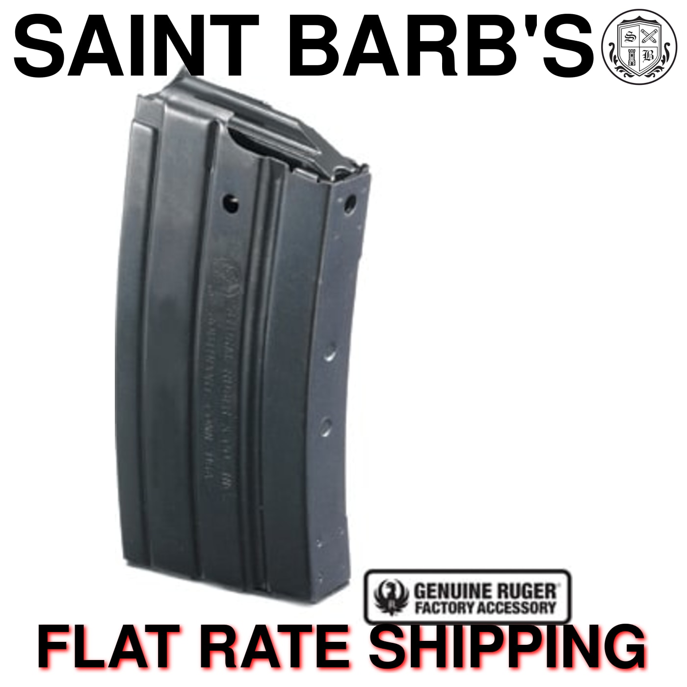 Ruger Mini-14 Magazine in .223 Remington - Black / 20 Rounds-img-0