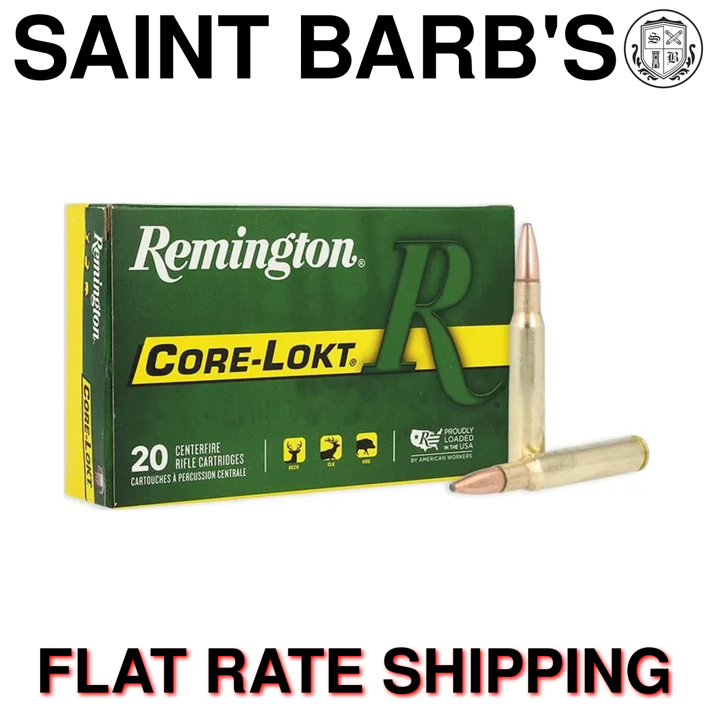 Remington Core-Lokt 30-06 180 Grain Pointed Soft Point - 20 Rounds-img-0