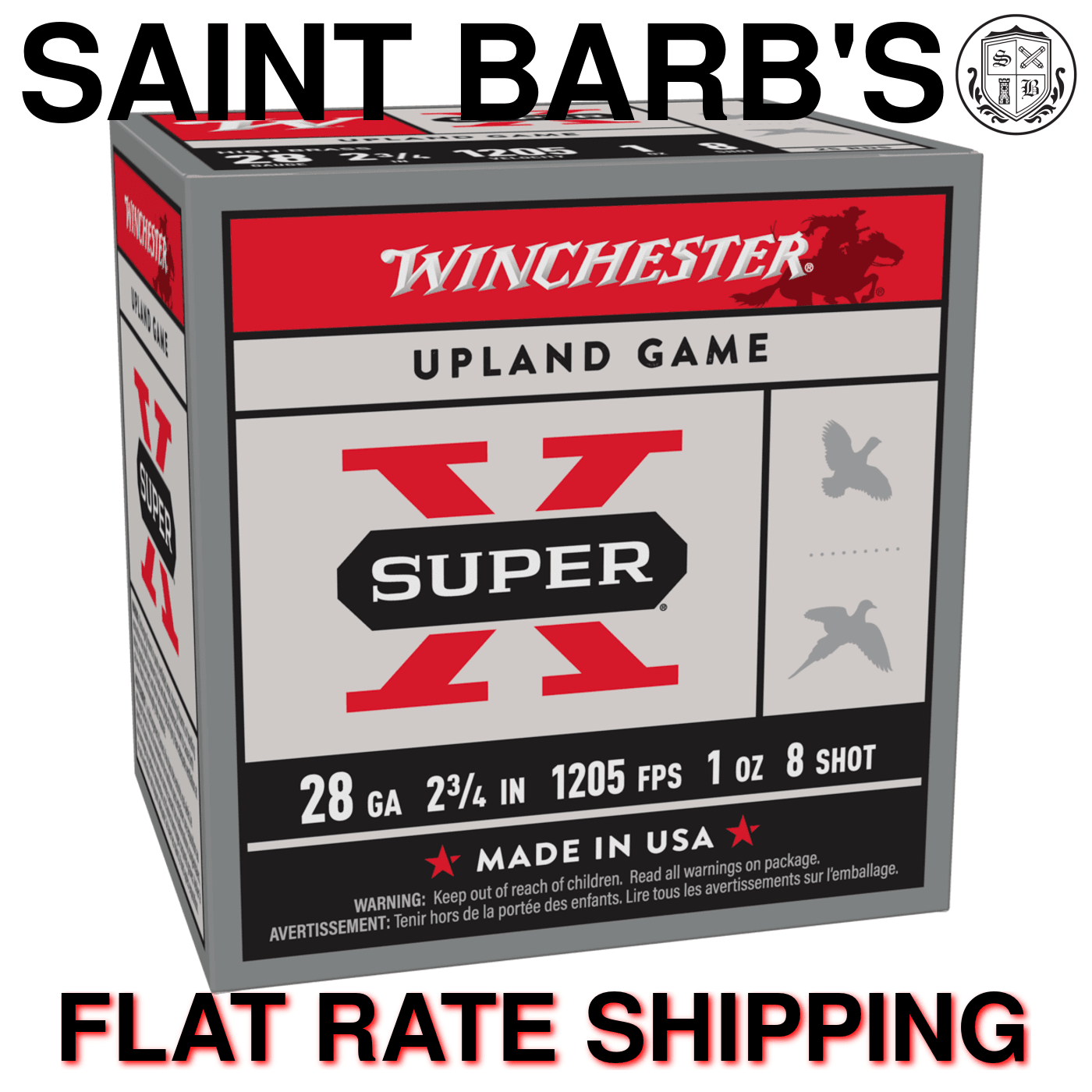 Winchester Super X 28 Gauge 2.75" 1 oz. #8 - 25 Rounds-img-0