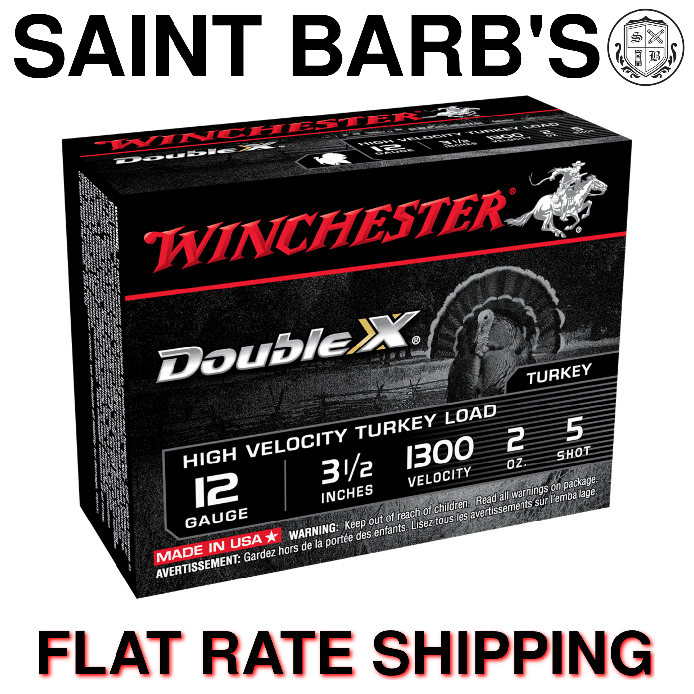 Winchester Double X 12 Gauge 3.5" 2 oz. #5 - 10 Rounds-img-0