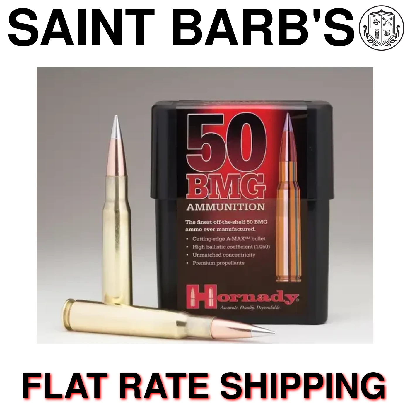 Hornady Match .50 BMG 750 Grain A-MAX - 10 Rounds-img-0