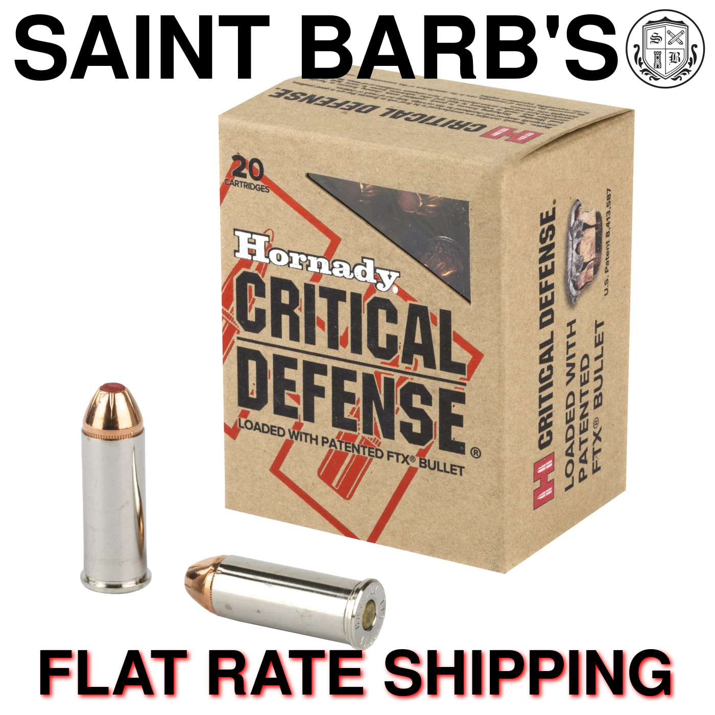 Hornady Critical Defense .44 Special 165 Grain FTX - 20 Rounds-img-0