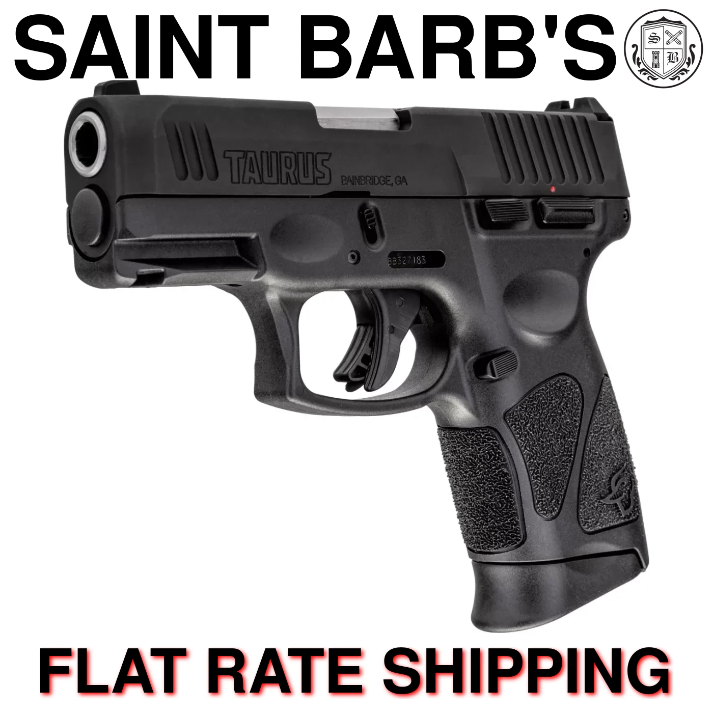 Taurus G3c 9mm Compact Pistol - Black / 10 Round Mags-img-0