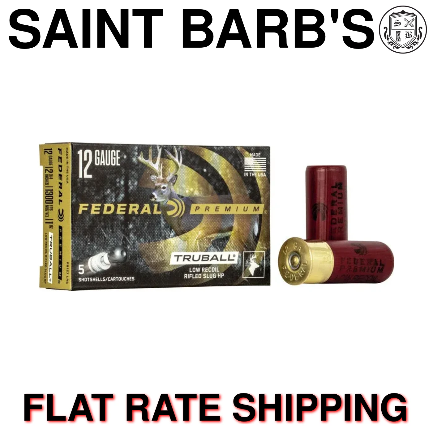 Federal TruBall Rifled Slug 12 Gauge 2.75" 1 oz. - 5 Rounds-img-0