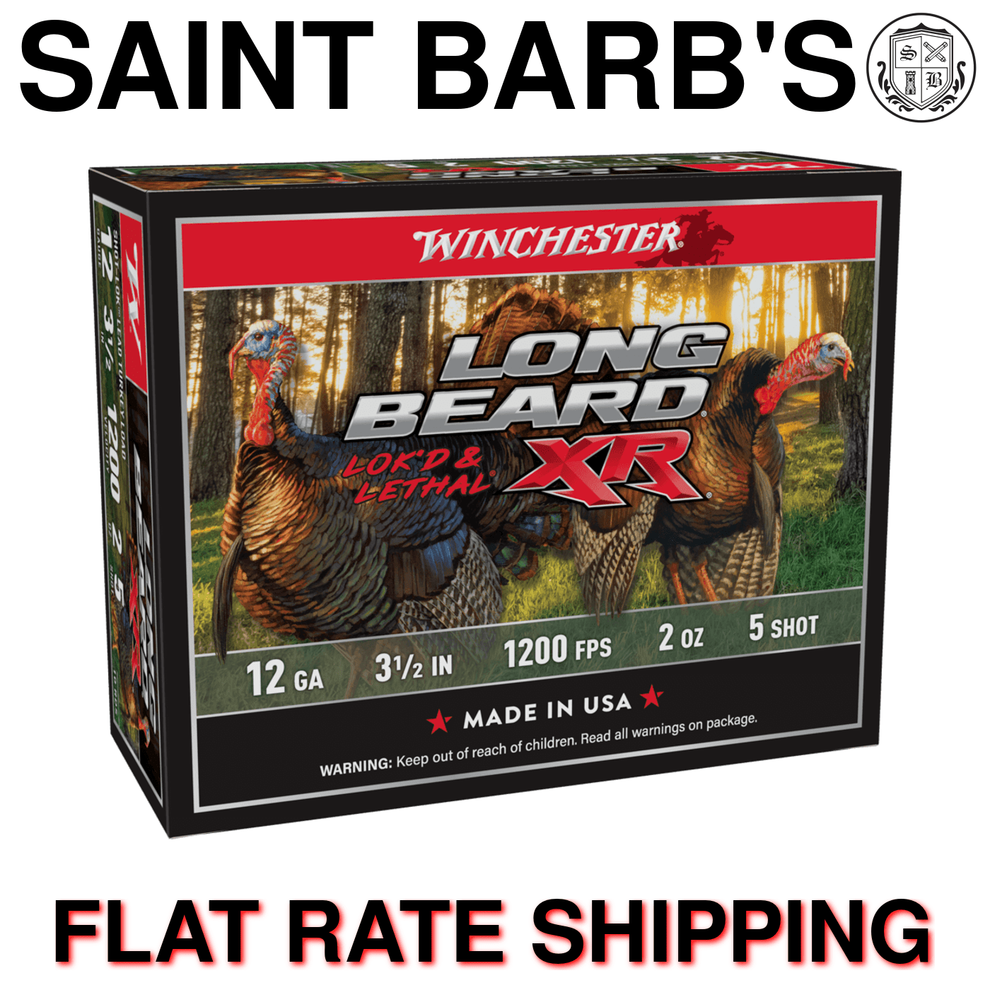 Winchester Long Beard XR 12 Gauge 3.5" 2 oz. #5 - 10 Rounds-img-0
